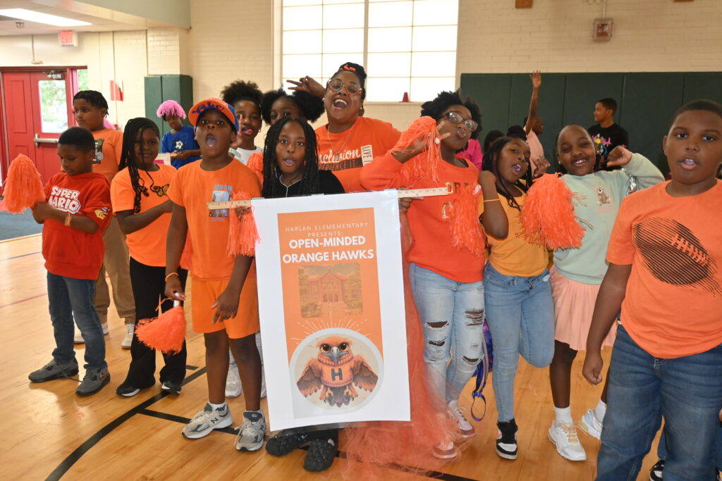Harlan Elementary Open-Minded Orange Hawks